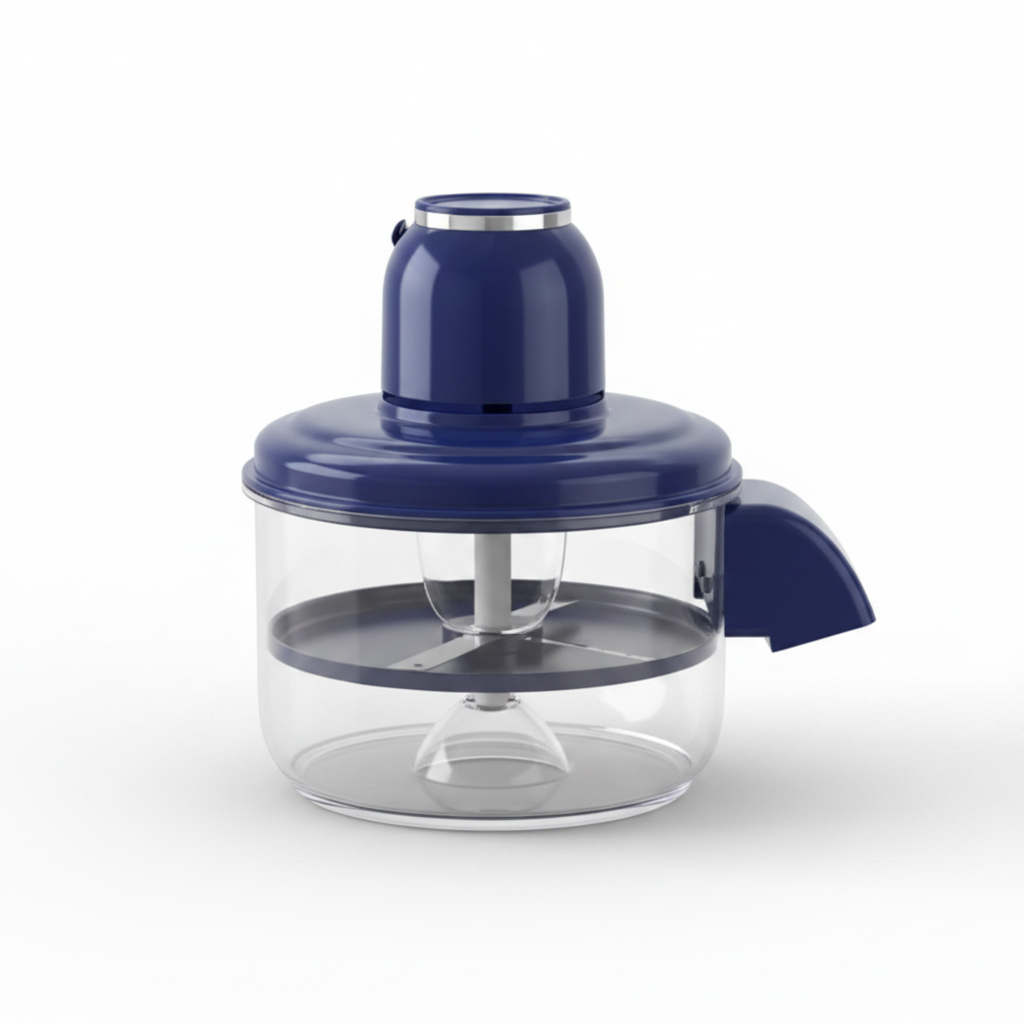 Electric automatic fruit peeler on white background – clean product shot